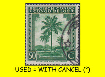 [Inscription: "BELGISCH CONGO - CONGO BELGE", ประเภท DC5]