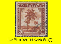 [Inscription: "BELGISCH CONGO - CONGO BELGE", ประเภท DC6]