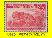 [Inscription: "BELGISCH CONGO - CONGO BELGE", ประเภท DE2]