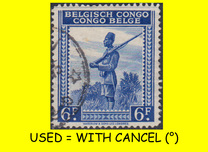 [Inscription: "BELGISCH CONGO - CONGO BELGE", ประเภท DF2]