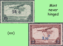 [Airmail - No. 180 Surcharged, タイプ CI9]
