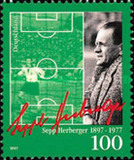 [The 100th Anniversary of the Birth of Sepp Herberger, Football coach and Player, type BLF]