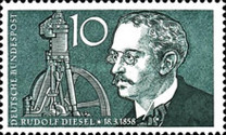 [The 100th Anniversary of the Birth of Rudolf Diesel, 1858-1913, Tip DT]