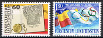 [The 275th Anniversary of the Kingdom of Liechtenstein & The 100th Anniversary of the International Olympic Committee, IOC, type ALU]