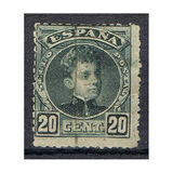 [King Alfonso XIII - Blue Control Numbers on Backside, տեսակ AT4]