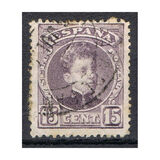 [King Alfonso XIII - Control Number on Backside - New Colors, type AT12]