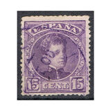 [King Alfonso XIII - Control Number on Backside - New Colors, type AT14]