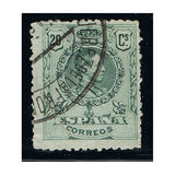 [King Alfonso XIII - Blue Control Numbers on Backside, jenis BG4]