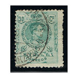 [King Alfonso XIII - Blue Control Numbers on Backside, jenis BG6]