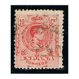 [King Alfonso XIII - Blue Control Numbers on Backside, jenis BG2]