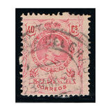 [King Alfonso XIII - Blue Control Numbers on Backside, jenis BG7]