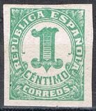 [Definintive Issue - Inscription: "REPUBLICA ESPAÑOLA", 類型 FW]