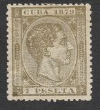 [Alfonso XII - "CUBA 1879", tipo E17]