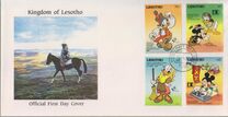 [International Stamp Exhibition "WORLD COLUMBIAN STAMP '92" - Chicago, U.S.A. - Walt Disney Characters as Indians, тып AJM]