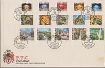 [Issues of 1978 of Rhodesia and New Value inscribed "ZIMBABWE", type K]
