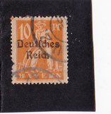 [Postage Stamps from Bayern Overprinted "Deutsches Reich", type AD1]