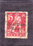 [Postage Stamps from Bayern Overprinted "Deutsches Reich", type AD2]