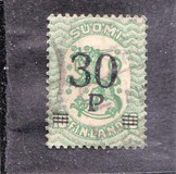 [Standing lion Stamps of 1917 & 1919 Surcharged, type V]
