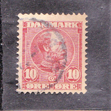 [King Christian IX, 1818-1906 - Vertical and Horizontal Lines in Background in Oval, type N1]