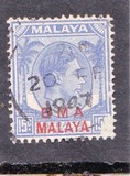 [Straits Settlements Postage Stamps Overprinted "B M A MALAYA" in Black or Red Colour, type A8]