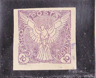 [Colombe de la paix - Timbres pour journaux, type F2]