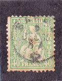 [Definitive 1862-1863 - Sitting Helvetia, type K6]