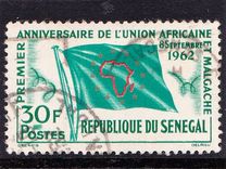 [The 1st Anniversary of Union of African and Malagasy States, type CP]