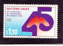 [The 45th Anniversary of UN, type FF]