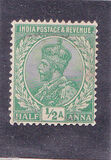 [King George V, 1865-1936 - Inscription "INDIA POSTAGE", प्रकार XAW]
