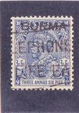 [India Postage Stamps Overprinted "BURMA", type A7]