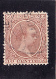 [King Alfonso XII - As Previous, New Colors, type AS15]