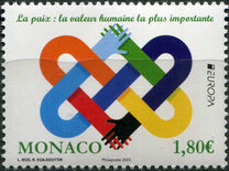 [EUROPA Stamp - Peace - The Highest Value of Humanity, tegund EJB]