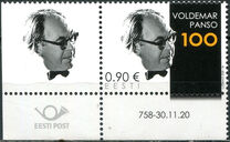 [The 100th Anniversary of the Birth of Voldemar Panso, 1920-1977, type BDO]