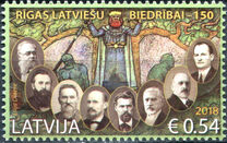 [The 150th Anniversary of the Riga Latvian Society, Tip AEY]