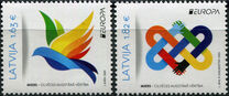 [EUROPA Stamps - Peace - The Highest Value of Humanity, tyyppi AKA]