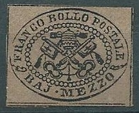 [Coat of Arms - Black print on Colored Paper, type A]
