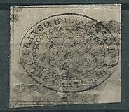[Coat of Arms - Black Print on Colored Glazed Paper, type M1]