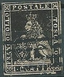 [Lion of Toscany - Printed on White Paper, Different Watermark, type A13]