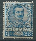[Definitives - Eagle with Coat of Arms - Victor Emmanuel III, 1869-1947, type AK2]