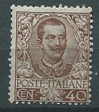 [Definitives - Eagle with Coat of Arms - Victor Emmanuel III, 1869-1947, type AK3]