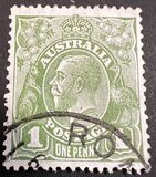 [King George V - Different Watermark, type B20]