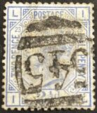 [Queen Victoria - Colored Control Numbers in Corners, tip V]