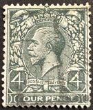 [King George V, 1865-1935 - New Watermark, тип BZ11]