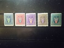 [Austrian Postage Stamps Overprinted "З. У. Н. Р.", type H]