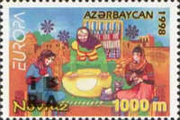 [International Stamp Exhibition "iBRA '99" - Nuremberg, Germany - Issues of 1998 EUROPA Stamps Overprinted with Exhibition Emblem, jenis NJ]