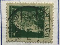 [The 90th Anniversary of the Birth of Prince Luitpold - Type I: Small 9 and no Foot on 1 in "1911". Type II: Large 9 and Foot on 1 in "1911", тип F3]
