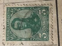 [General San Martin - Watermark 3,4 or Unwatermarked, tegund BK3]