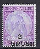 [Skanderbeg Issue of 1913 Surcharged, típus I4]