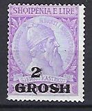 [Skanderbeg Issue of 1913 Surcharged, típus I4]