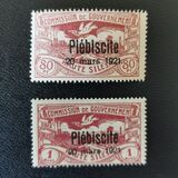 [No. 16-26 Overprinted "Plébiscite 20 mars 1921.", 類型 E10]